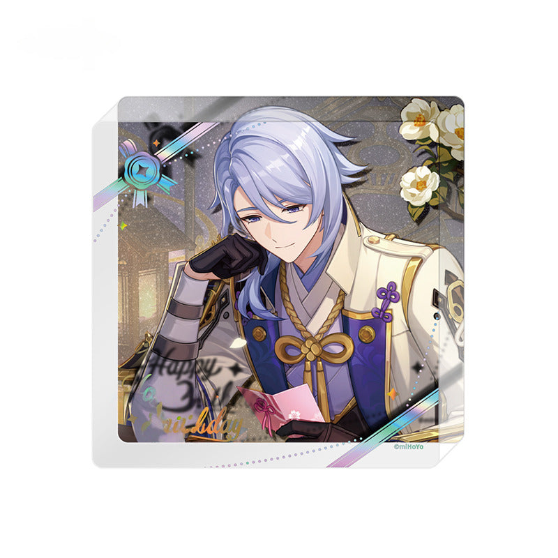 Prapesan Genshin Impact Character Coaster Tebal Acrylic Coaster 2025 Day of Destiny Series