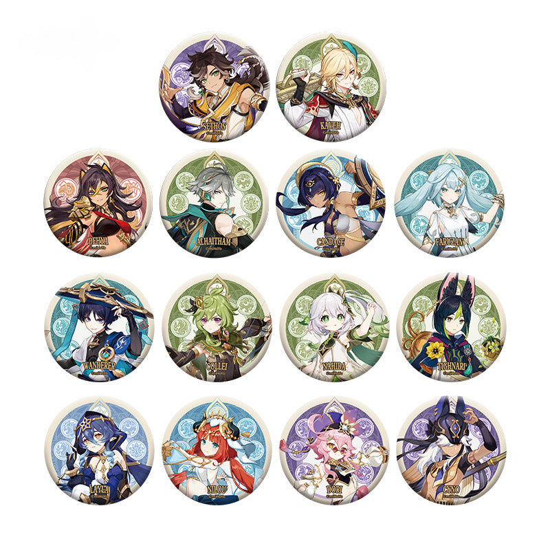 Genshin Impact Character Badge Sumeru City Theme