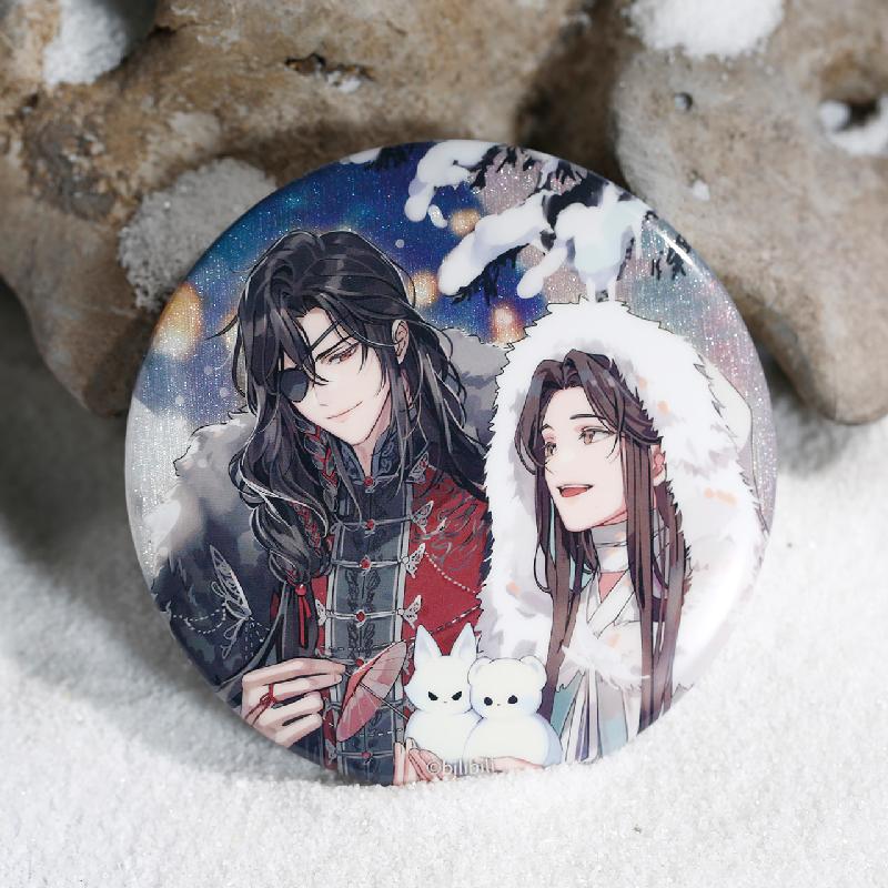 Heaven Official's Blessing Acrylic Picture Frame Tian Guan Ci Fu Badge