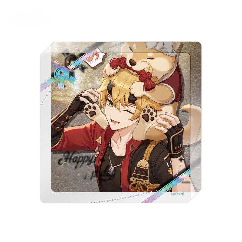 Prapesan Genshin Impact Character Coaster Tebal Acrylic Coaster 2025 Day of Destiny Series