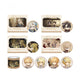 Genshin Impact Badge Transparent Card Set Washi Tape Clean! Battle Series