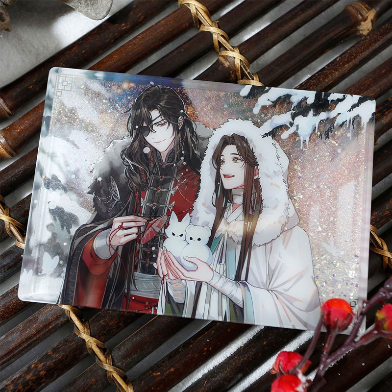 Heaven Official's Blessing Acrylic Picture Frame Tian Guan Ci Fu Badge