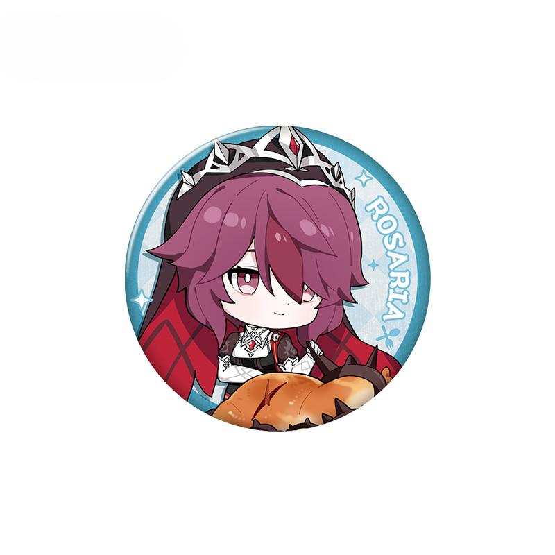 Genshin Impact Character Badge Yummy Party Theme