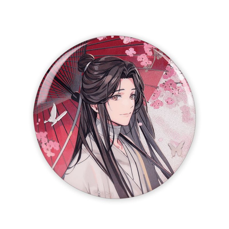 Heaven Official's Blessing Collection Card Hua Cheng Collect Colored Paper Xie Lian Badge