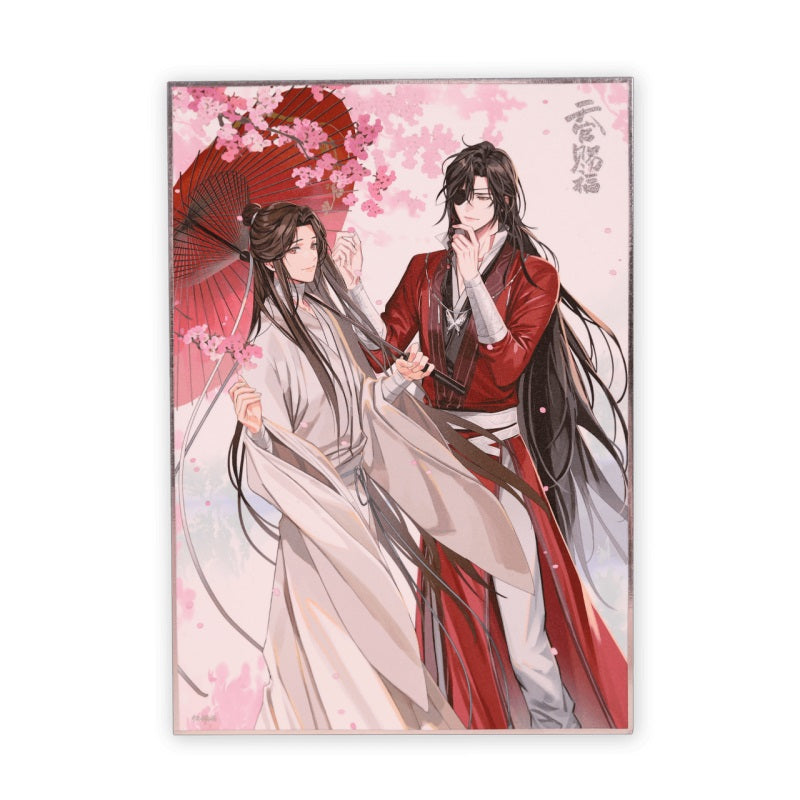 Heaven Official's Blessing Collection Card Hua Cheng Collect Colored Paper Xie Lian Badge