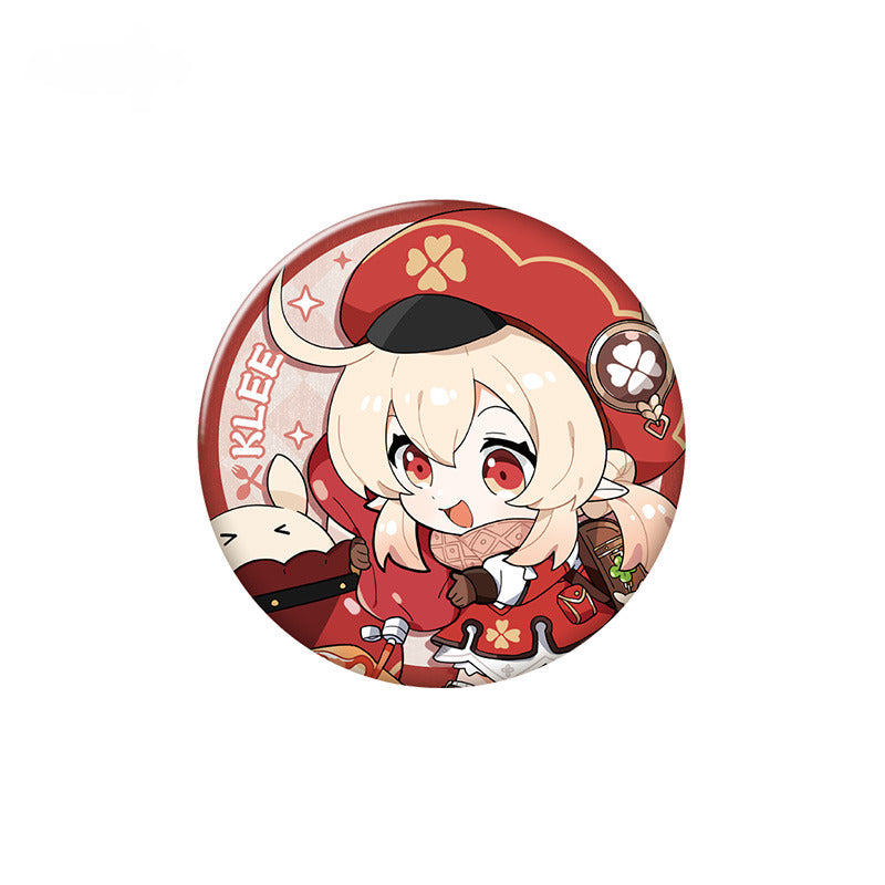 Genshin Impact Character Badge Yummy Party Theme