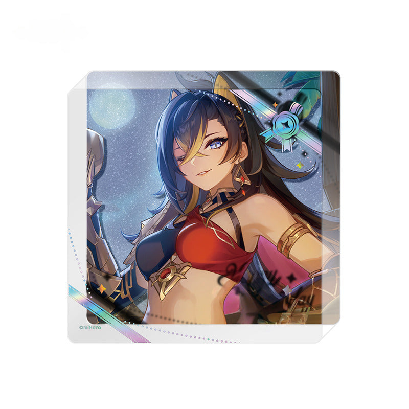 Prapesan Genshin Impact Character Coaster Tebal Acrylic Coaster 2025 Day of Destiny Series