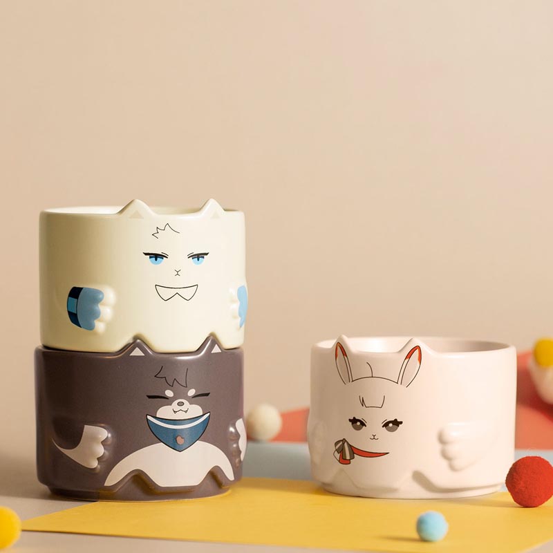Pautan Klik Mug Rasmi Co-Branded Anime Peripheral Water Cup 300ml Cup