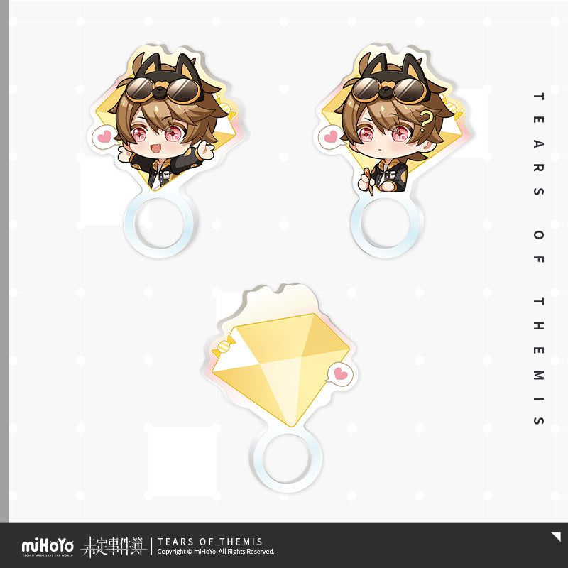 Tears of Themis Invitation to Joyful Adventures Series Q Version Acrylic Check-in Ring Set (2pcs)