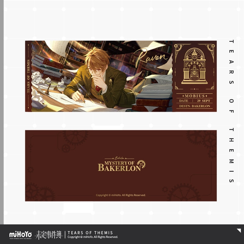 Tears of Themis Mystery of Bakerlon Series Laser Commemorative Ticket