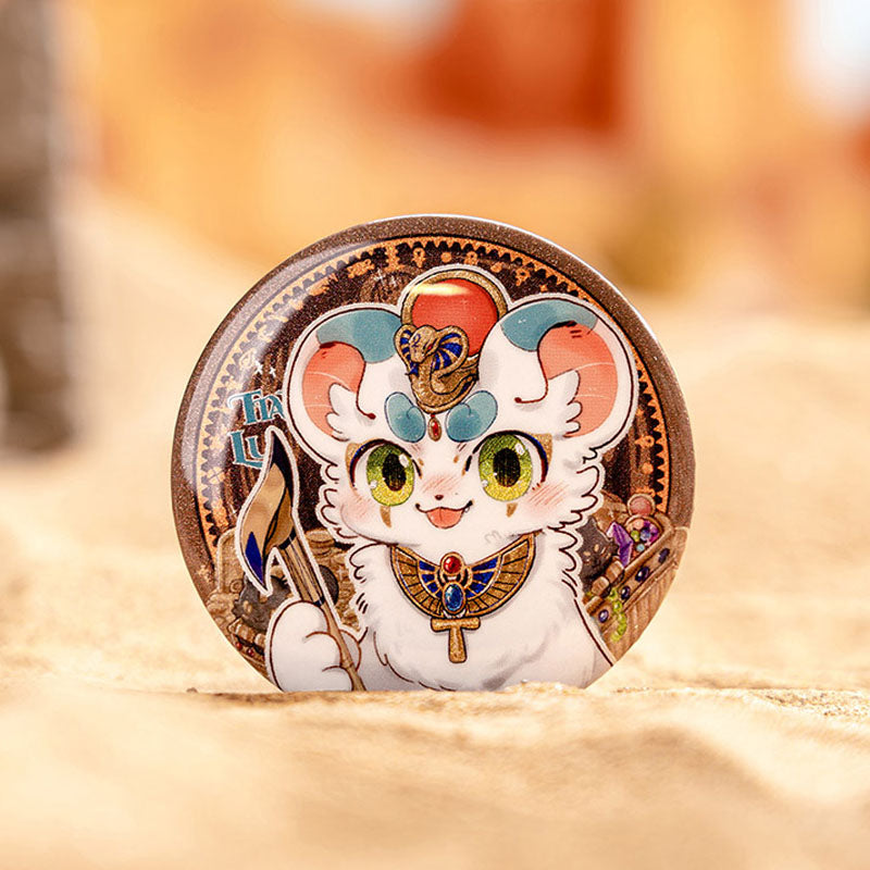 Fabulous Beasts Tinplate Badge Blind Box Cartoon Character Brooch