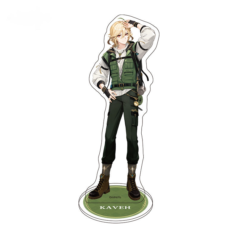 Genshin Impact Badge Standee Ornament Mouse Pad Kaveh- Teyvat Natural Exploration Journey Series