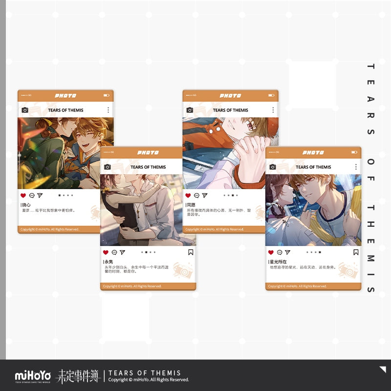 Pre-order Tears of Themis Collection Series Framing CG Acrylic Photo Card(Round 6)