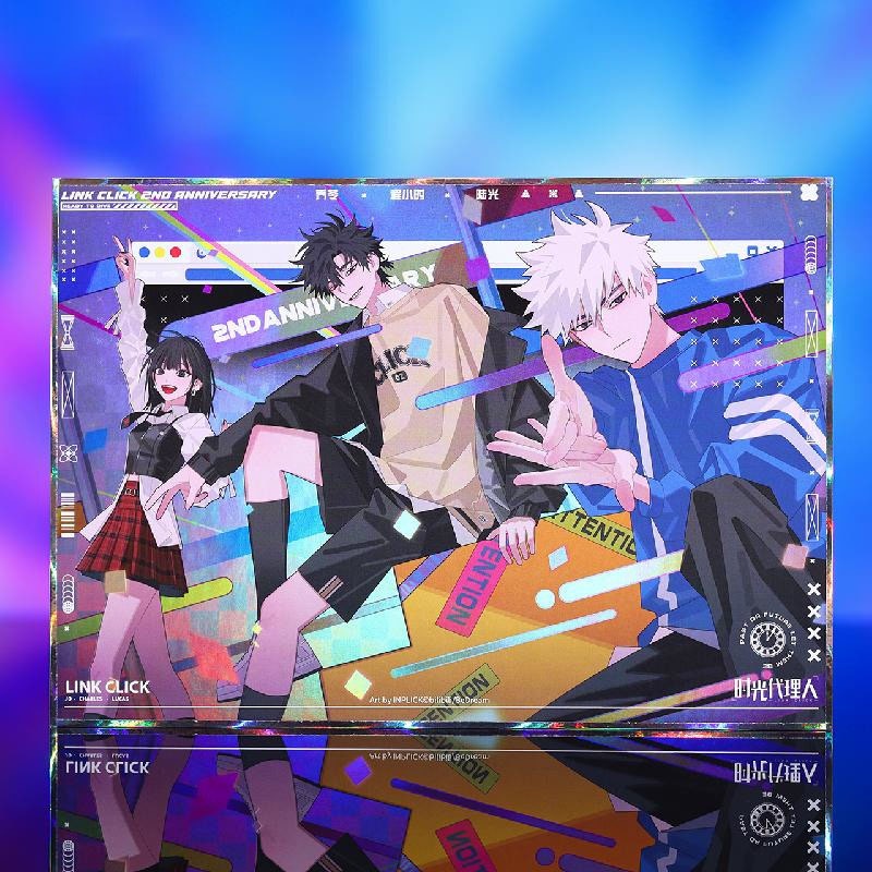 リンククリックレーザーチケットフォトカードセットリンククリックシーズン1アクリルオーナメント