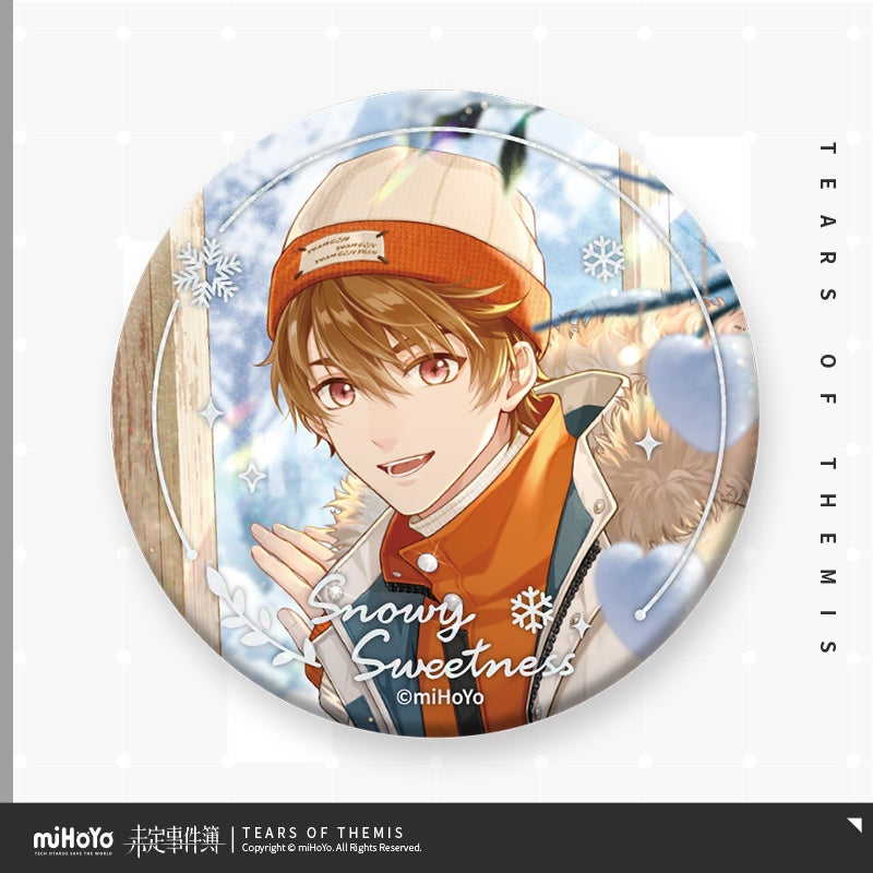 Tears of Themis Winter Love Serenade Series Tinplate Badge