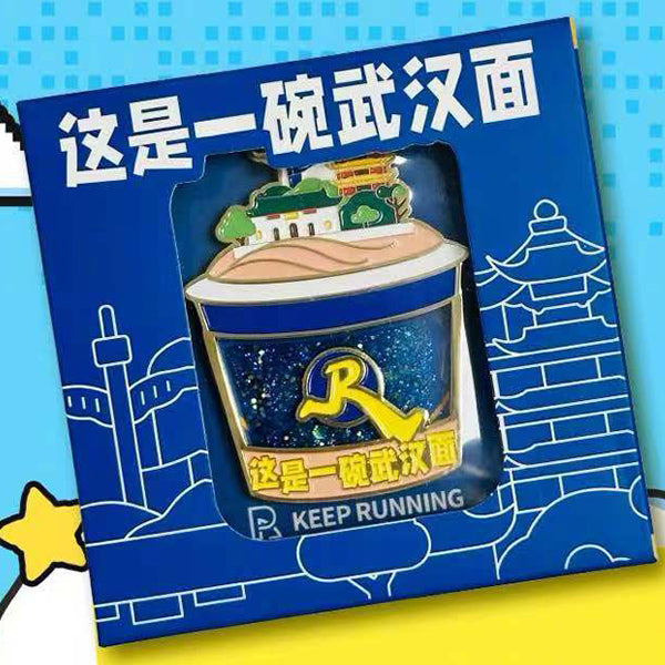 ZJSTV Keep Running Official Merch – Wuhan Noodles Fridge Magnet