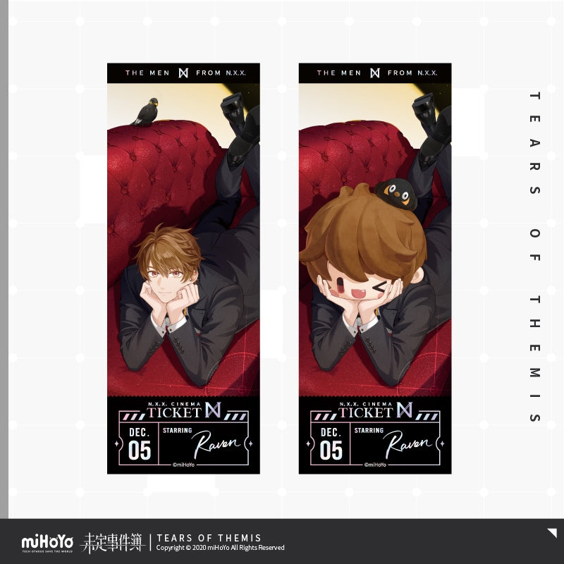 Tears of Themis Secrets of Heart-Stealing Laser Commemorative Ticket Set
