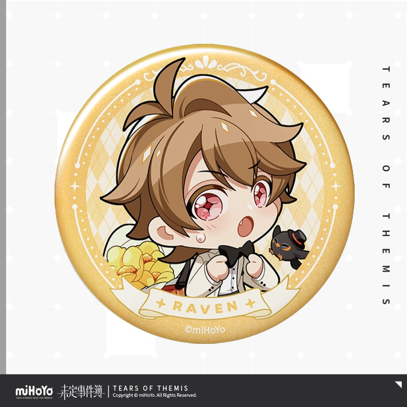 Tears of Themis Heartfelt Invitation Series Q Version Tinplate Badge