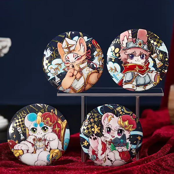 Fabulous Beasts Tinplate Badge Blind Box Black & White Series