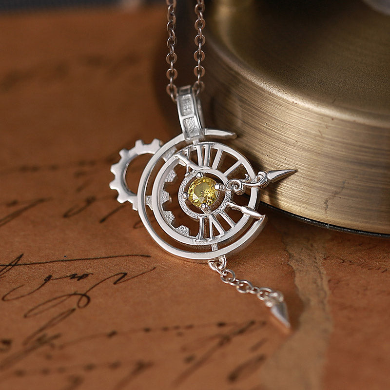 Link Click Official Peripherals Pendant Lu Guang Link Click Silver Pendant Necklace