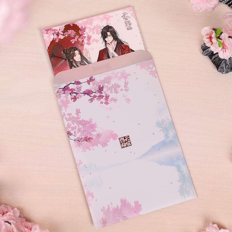 Heaven Official's Blessing Collection Card Hua Cheng Collect Colored Paper Xie Lian Badge