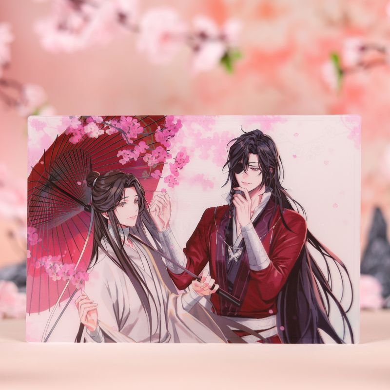 Heaven Official's Blessing Collection Card Hua Cheng Collect Colored Paper Xie Lian Badge