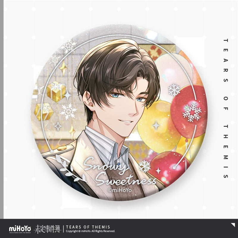 Tears of Themis Winter Love Serenade Series Tinplate Badge