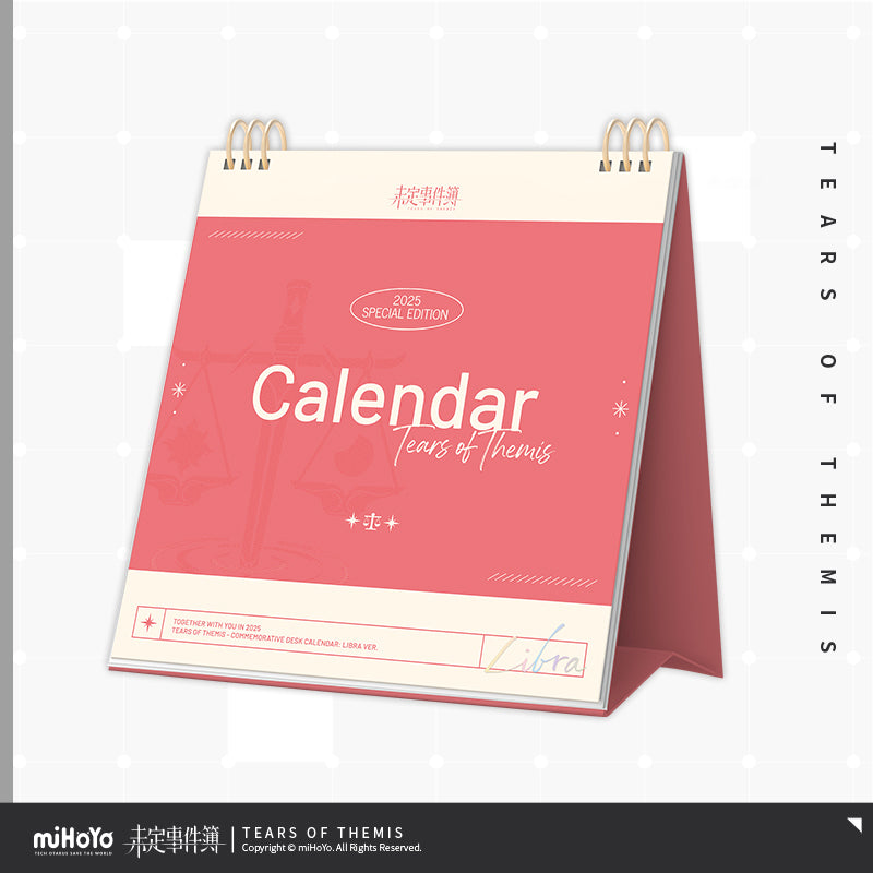 Tears of Themis 2025 Commemorative Desk Calendar