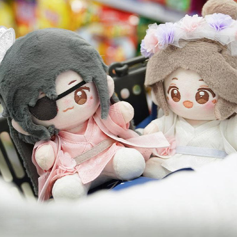 Pra-pesanan Heaven Official's Blessing Plush Doll 15cm Duduk Doll Ornaments Q Version Doll