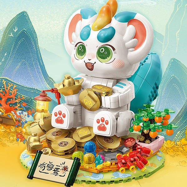 Fabulous Beasts Building Blocks Doll Ornaments