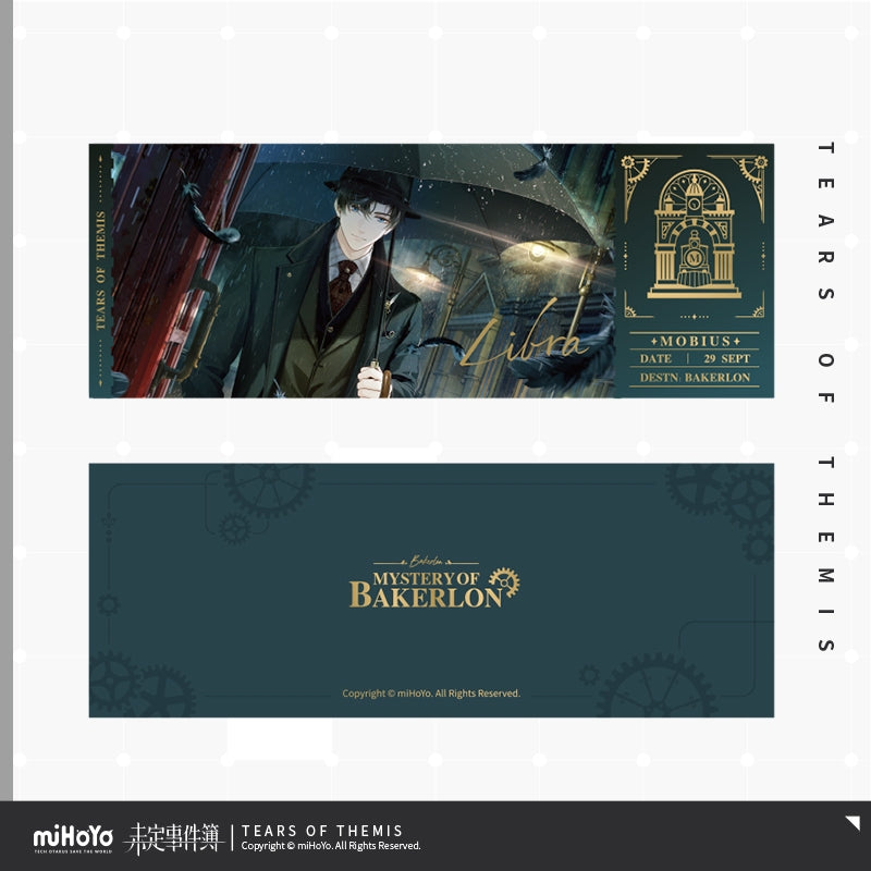 Tears of Themis Mystery of Bakerlon Series Laser Commemorative Ticket