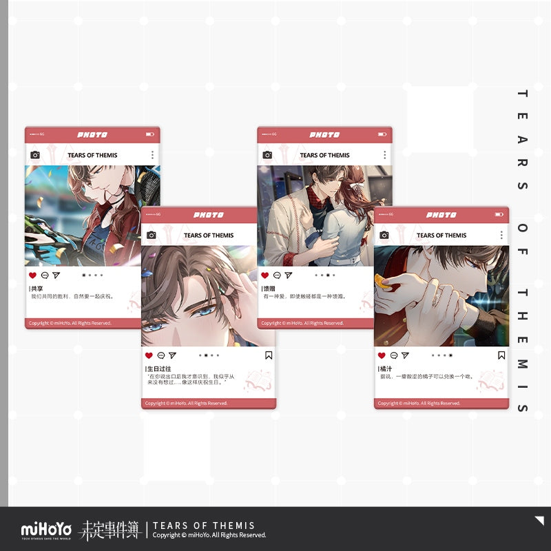 Pre-order Tears of Themis Collection Series Framing CG Acrylic Photo Card(Round 6)