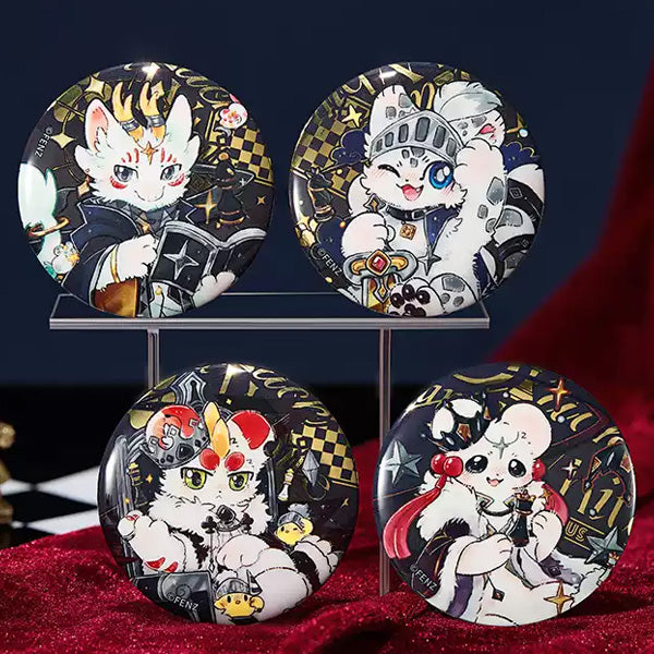 Fabulous Beasts Tinplate Badge Blind Box Black & White Series