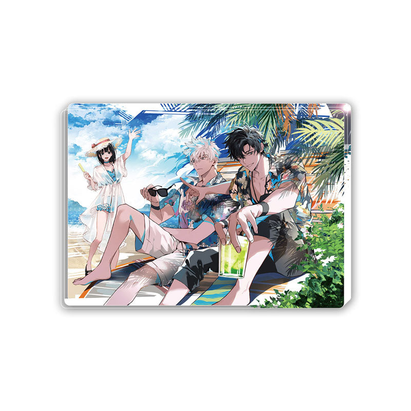 Link Click Badge Acrylic Ornaments Lu Guang Photo Cards