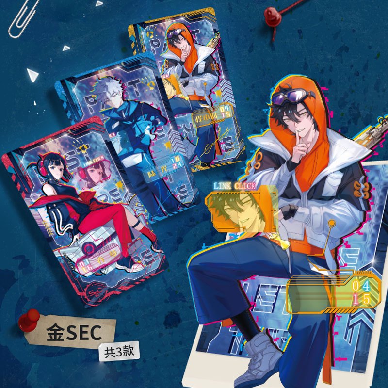 Pre-order New Release Link Click Collection Card Animation Collectible Card Blind Box
