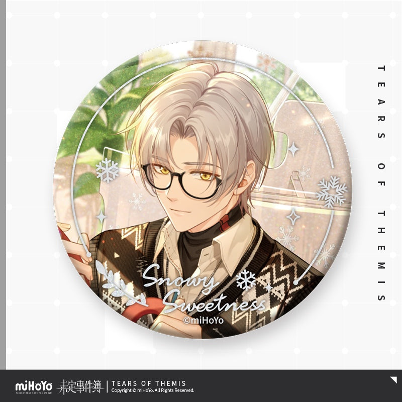 Tears of Themis Winter Love Serenade Series Tinplate Badge