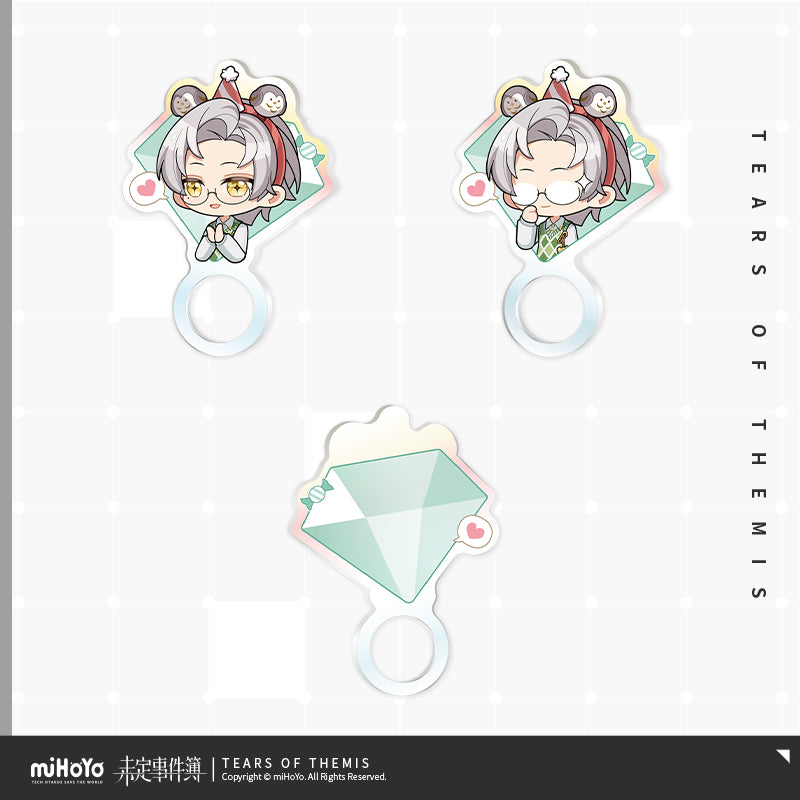 Tears of Themis Invitation to Joyful Adventures Series Q Version Acrylic Check-in Ring Set (2pcs)