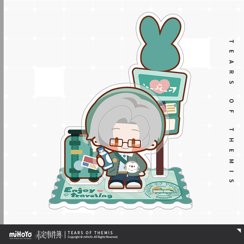 Tears of Themis Enjoy Traveling Series Q Version Acrylic Message Clip Stand