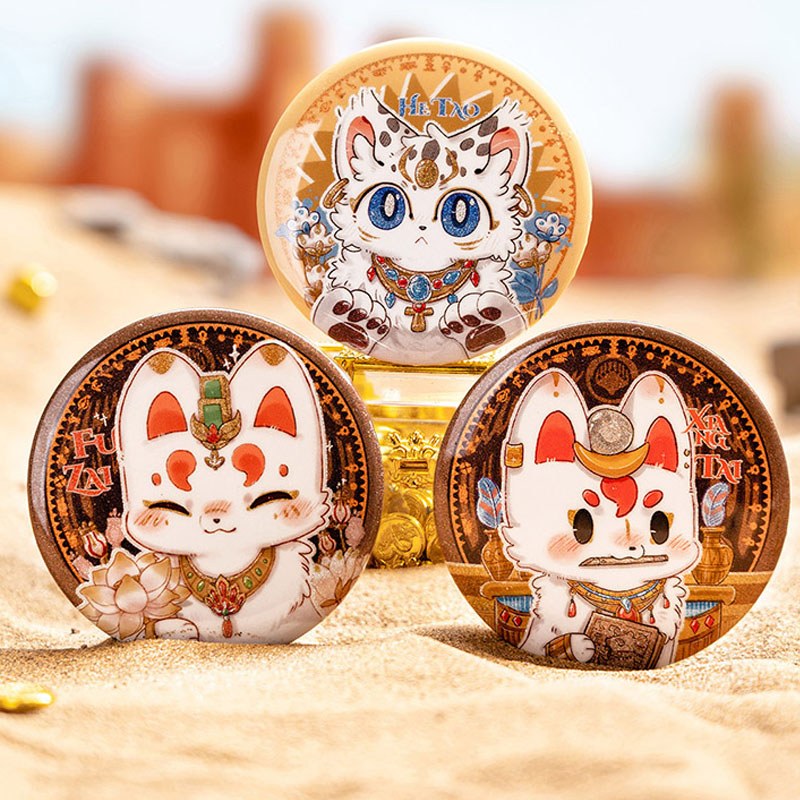 Fabulous Beasts Tinplate Badge Blind Box Cartoon Character Brooch