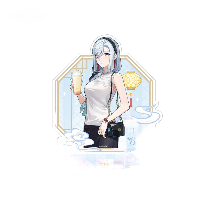 Genshin Impact Badge Acrylic Clamp Standee Heartfelt Joy Series