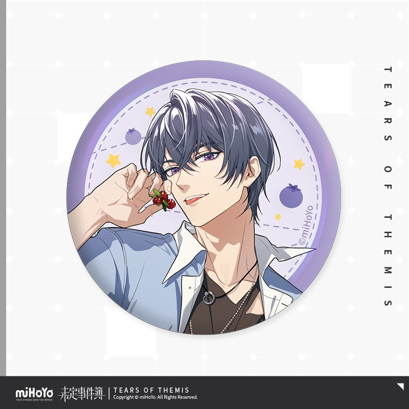 Tears of Themis Savory Delight Series Tinplate Badge