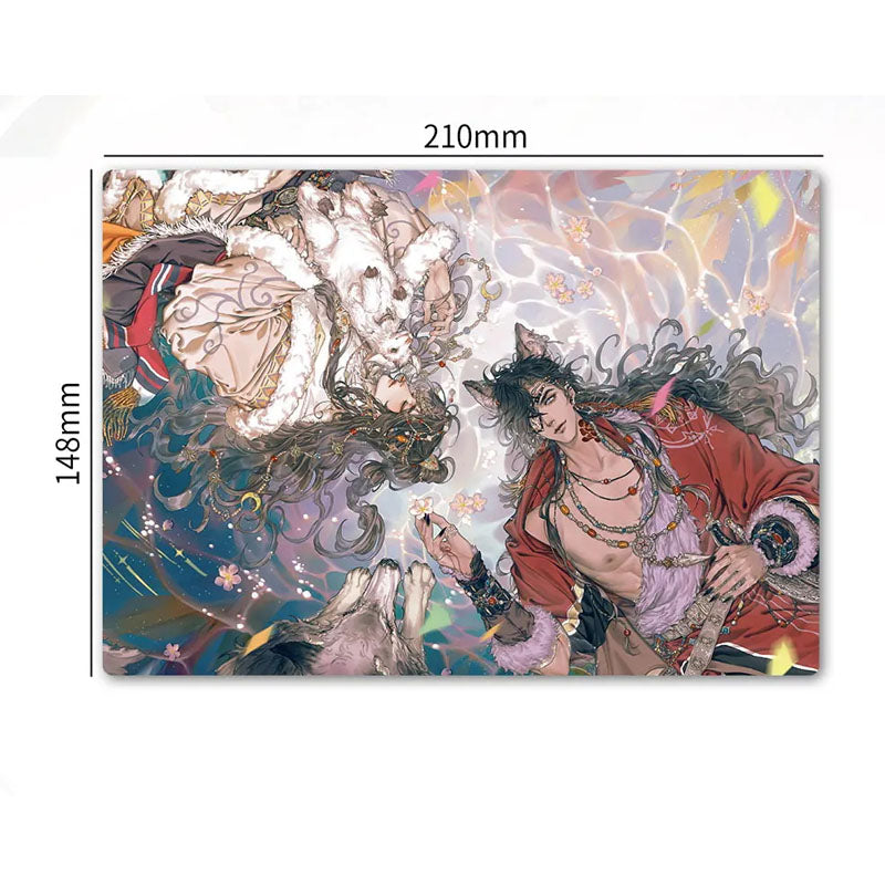 Heaven Official's Blessing Raster Card Xie Lian Huan Cheng Plush Throw Blanket