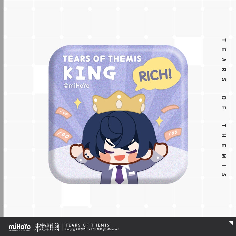Tears of ThemisLeisurely Rest Series Q Version Square Badge