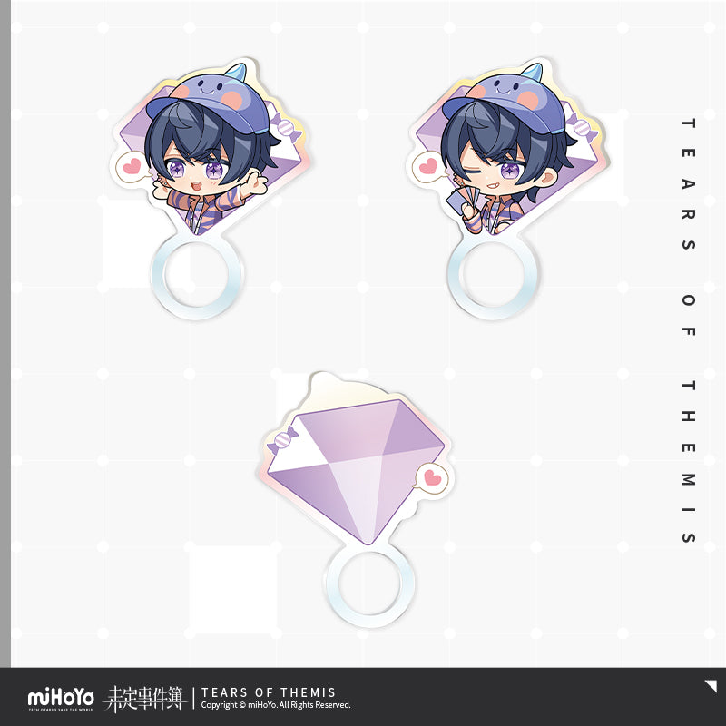Tears of Themis Invitation to Joyful Adventures Series Q Version Acrylic Check-in Ring Set (2pcs)