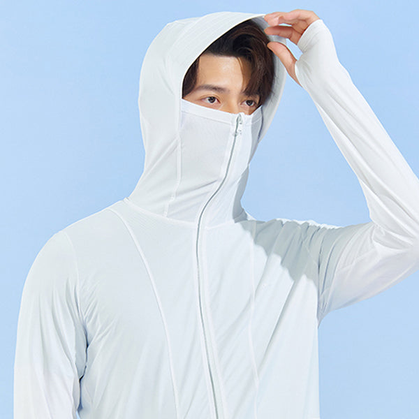 ZJSTV UPF 50+ Sun Protection Shirts Jacket UV Cooling Hoodie