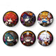 Genshin Impact Chibi Badges Halloween Themed