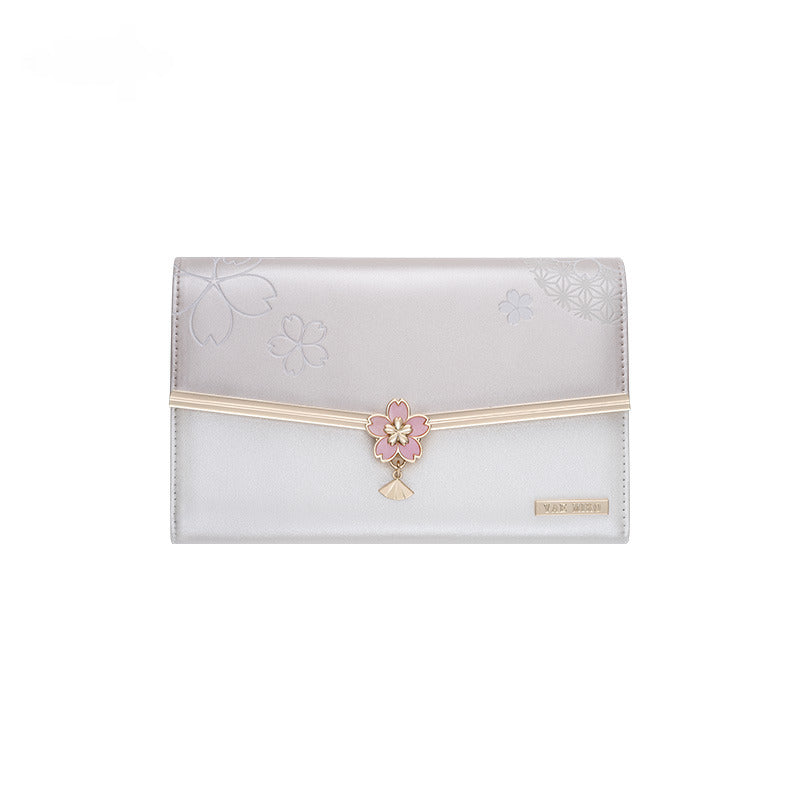 Genshin Impact Badge Standee Stamp Photo Frame Stick-it Storage Cloth Bag Yae Miko - Glistening Night Banquet Series