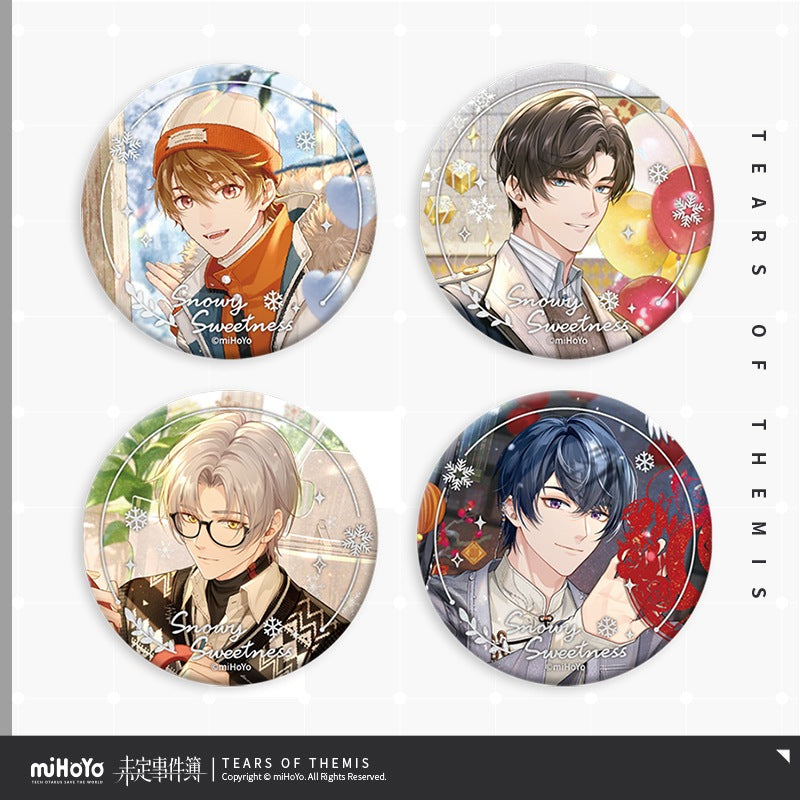 Tears of Themis Winter Love Serenade Series Tinplate Badge