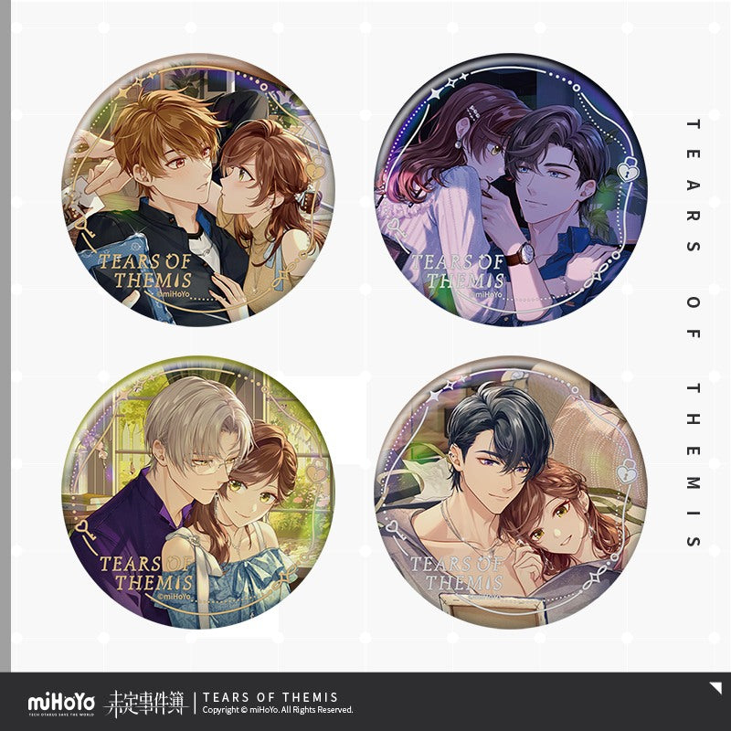 Tears of Themis Where The Heart Series Double-Person Tinplate Badge