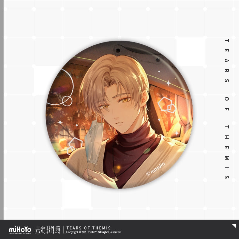Tears of Themis Desire to Heal Series Tinplate Badge( Mo Yi/Adjudicator)